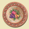 ceramiche di Angela Occhipinti - piatti traforati - frutta mista 1